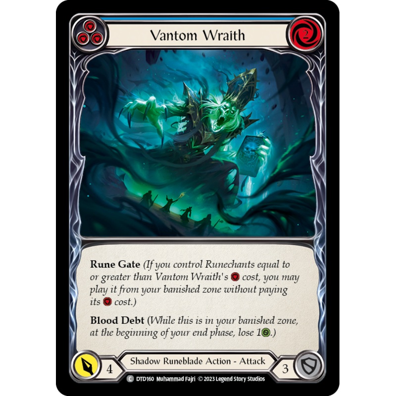 Vantom Wraith (Blue) [DTD160] (Dusk Till Dawn)  Rainbow Foil