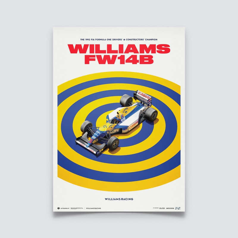 Williams Racing – FW14B – F1 World Drivers’ Champion – 1992 | Limited Edition