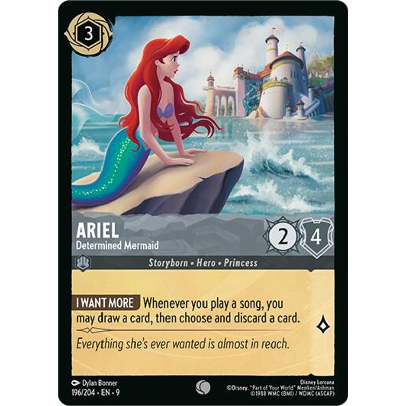 Ariel – Determined Mermaid (196/204) [Fabled]