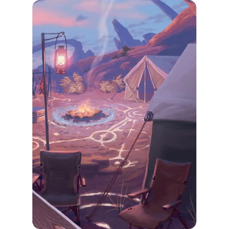 Chocobo Camp Scene Art Card [FINAL FANTASY Art Series]
