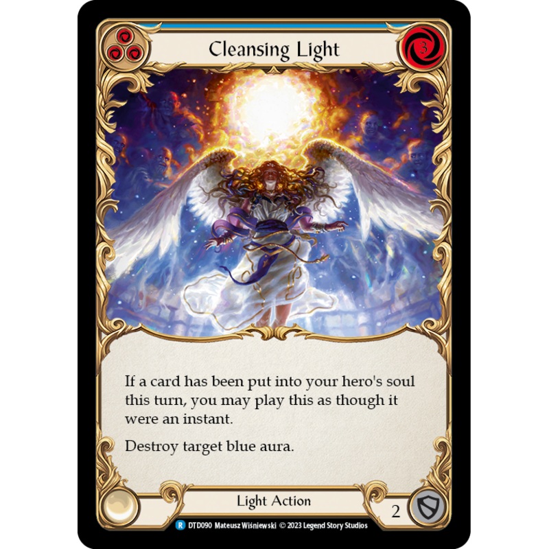 Cleansing Light (Blue) [DTD090] (Dusk Till Dawn)  Rainbow Foil