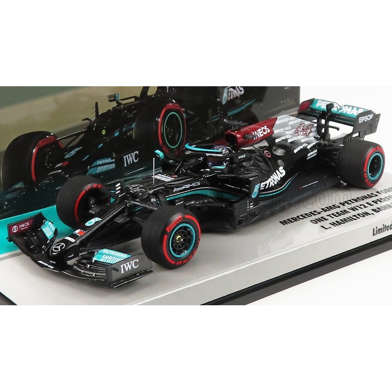 MERCEDES GP – F1  W12 MERCEDES M12 EQ POWER+ TEAM AMG PETRONAS MOTORSPORT FORMULA ONE N 44 WINNER BAHRAIN GP 2021 LEWIS HAMILTON – BLACK GREEN