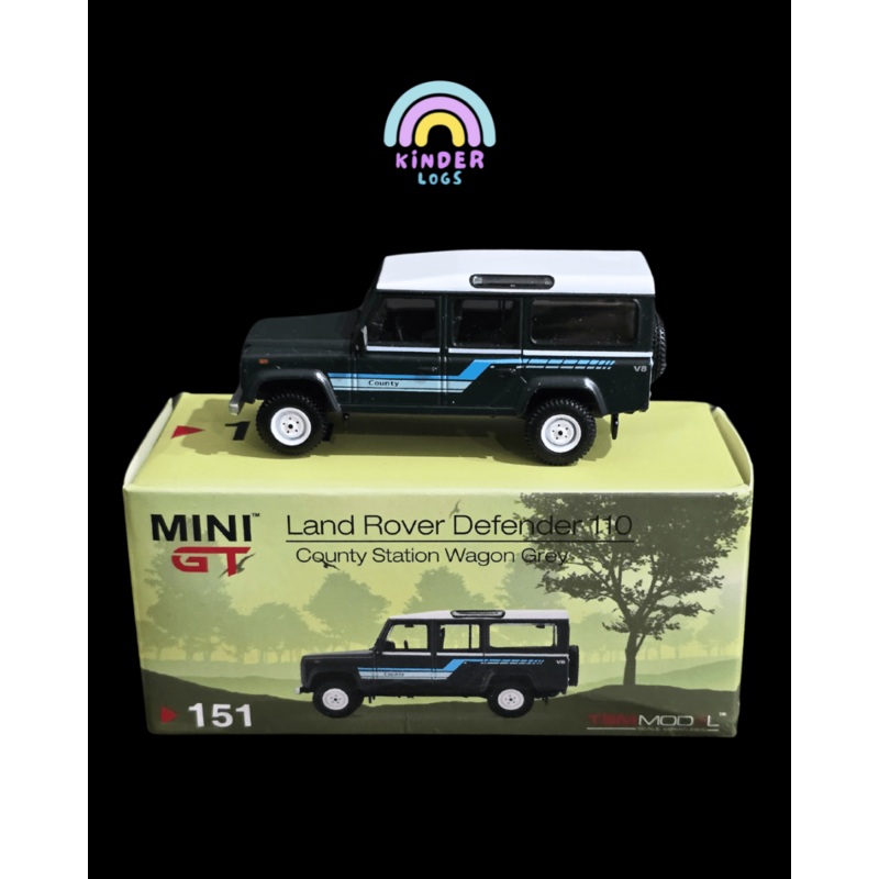Mini GT Land Rover Defender 110 County Station Wagon (Open Box)