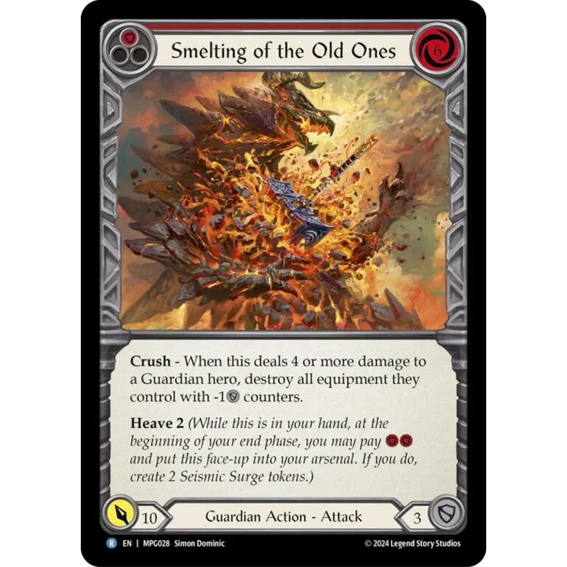 Smelting of the Old Ones [MPG028] (Mastery Pack Guardian)  Rainbow Foil