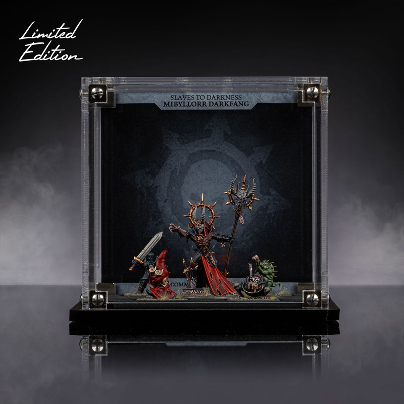 Display Case for Warhammer+ Mibyllorr Darkfang – Chaos Sorcerer Lord