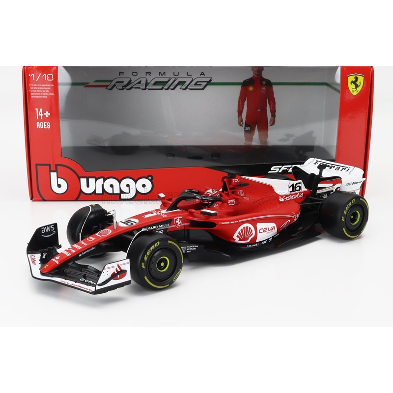 FERRARI | F1  SF-23 TEAM SCUDERIA FERRARI N 16 2nd LAS VEGAS USA GP 2023 CHARLES LECLERC