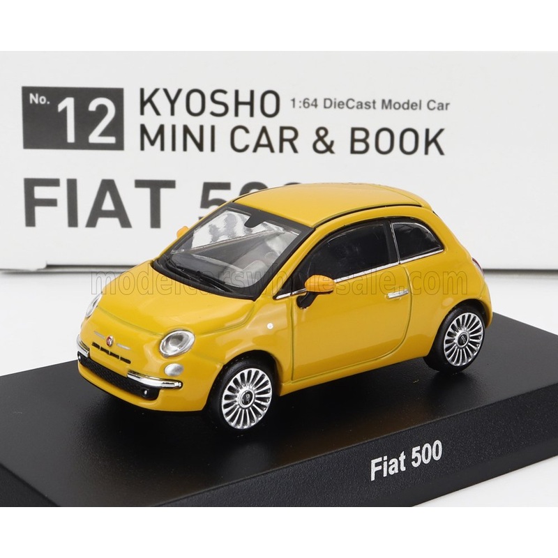 FIAT – NUOVA 500 2007 WITH BOOK – CON LIBRO – YELLOW