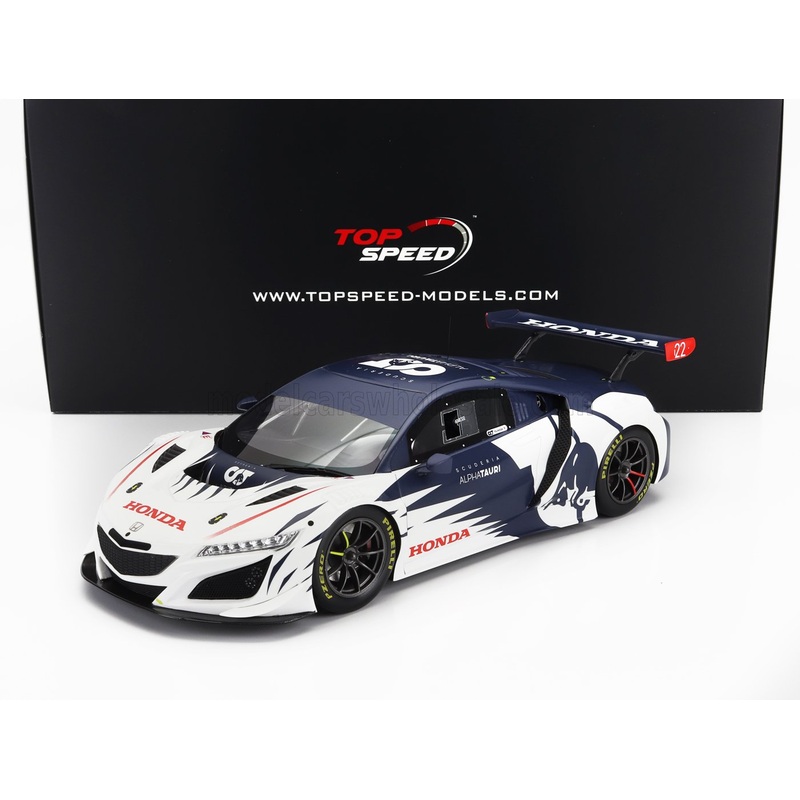 HONDA – NSX GT3 EVO TEAM ALPHA TAURI N 0 RED BULL FORMULA NURBURGRING 2023 YUKI TSUNODA – WHITE BLUE