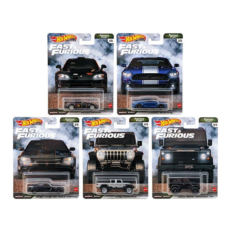 Hot Wheels Fast & Furious  Furious Fleet  SET GBW75-956N