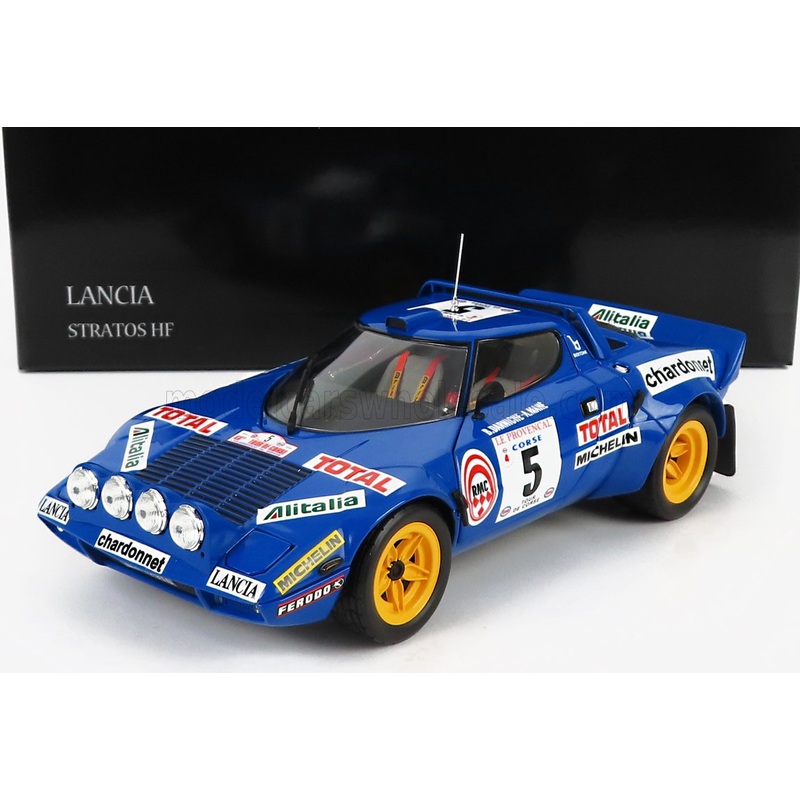 LANCIA – STRATOS HF (night version) N 5 2nd RALLY TOUR DE CORSE 1976 B.DARNICHE – A.MAHE – BLUE