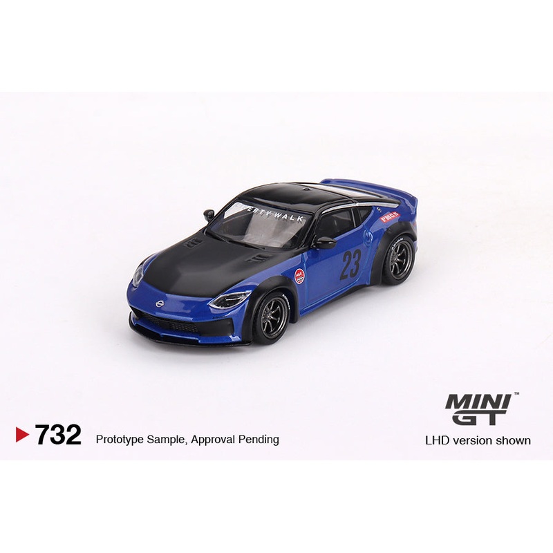 MINI GT #732 1/64 Nissan Z LBNATION WORKS Serian Blue ( RHD )