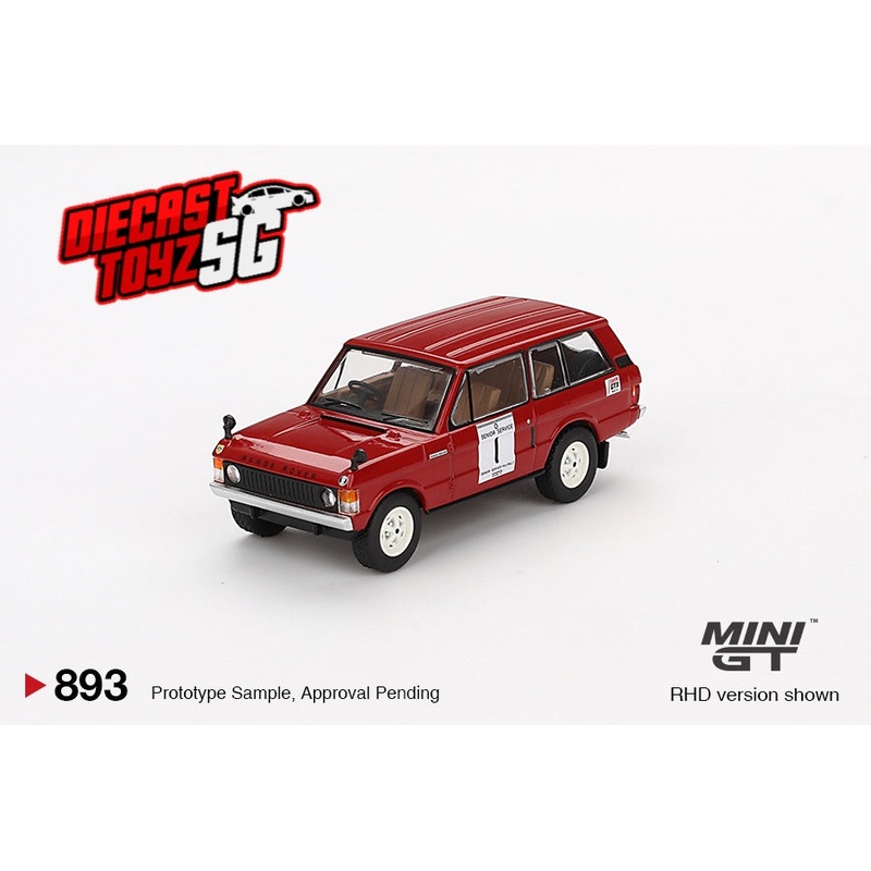 MINI GT #893 1/64 Range Rover 1971 International Hillrally Winner (RHD)