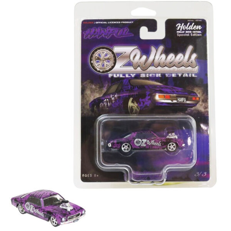 OZ WHEELS – OzWheels Livery Monaro Fully Sick Detail In Protector – 1:64 Scale Diecast Model