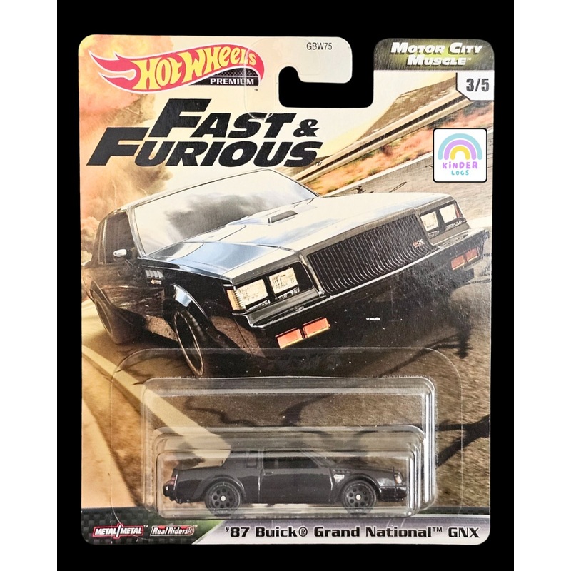 Premium Hot Wheels 1987 Buick Grand National GNX – Fast And Furious