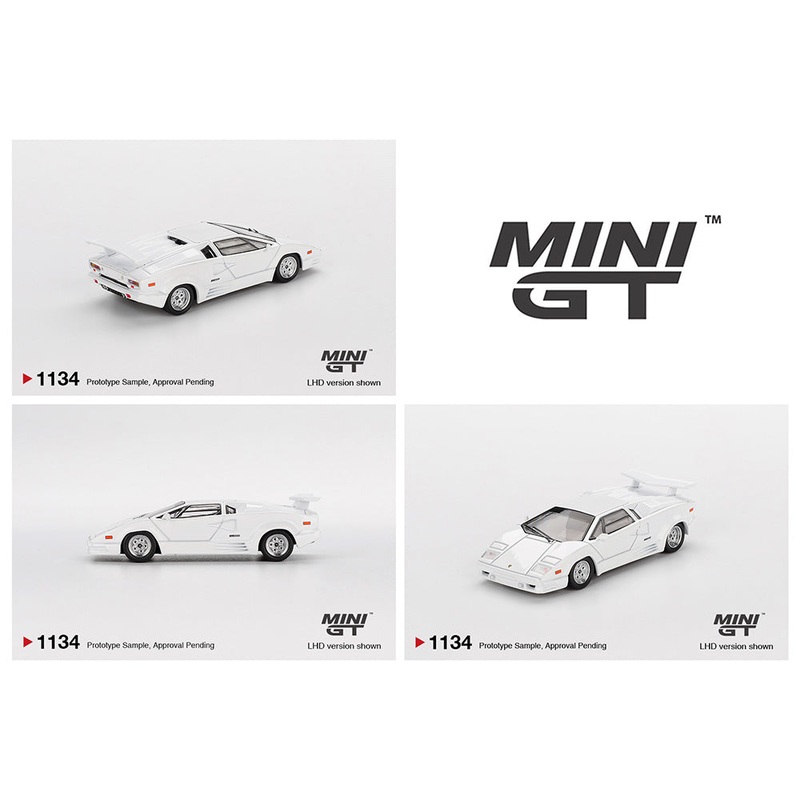 *PREORDER* MINI GT 1:64 Lamborghini Countach 25th Anniversary in White