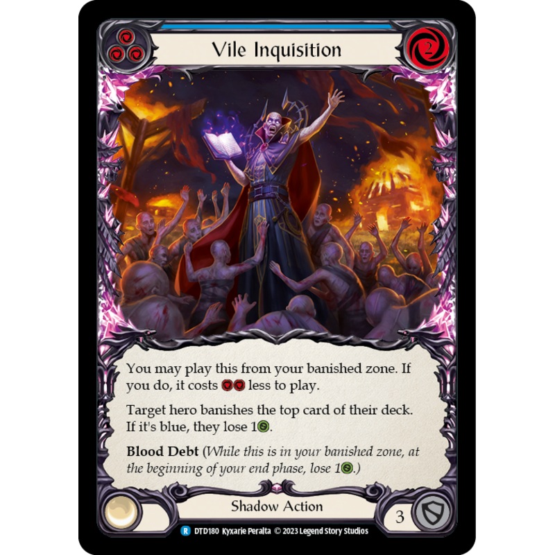 Vile Inquisition (Blue) [DTD180] (Dusk Till Dawn)
