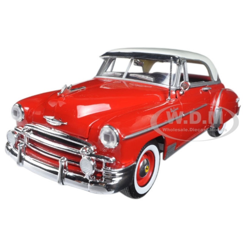 1950 Chevrolet Bel Air Red 1/24 Diecast Car Model by Motormax