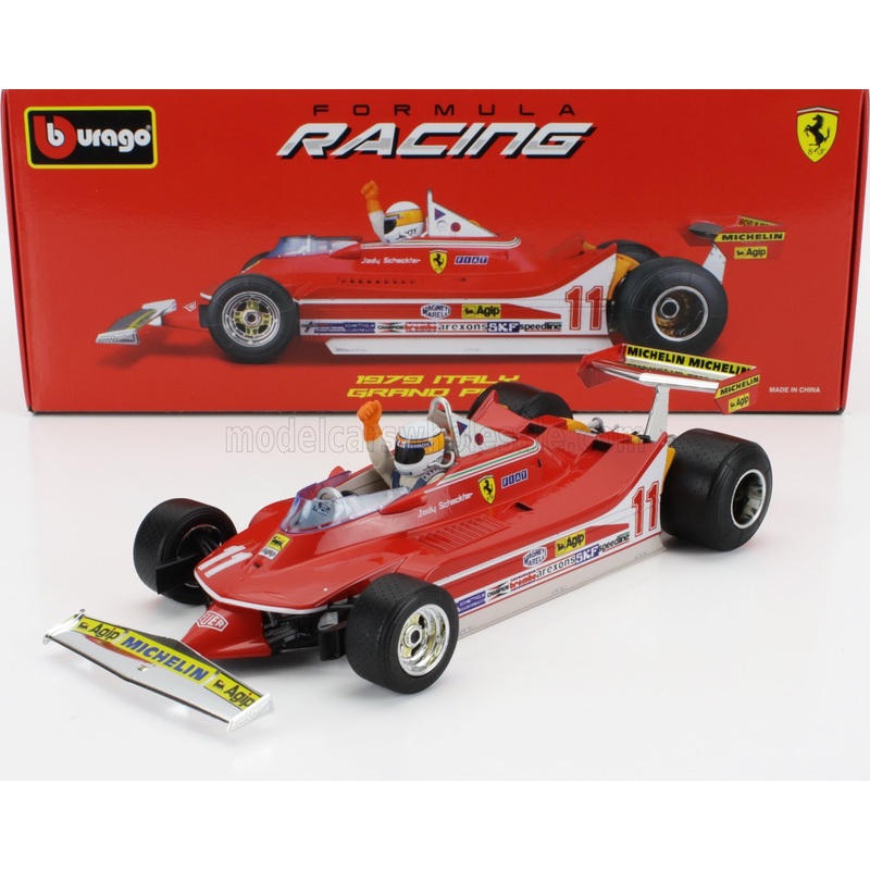 FERRARI | F1  312T4 N 11 WINNER GP MONZA JODY SCHECKTER (WITH PILOT FIGURE) 1979 WORLD CHAMPION