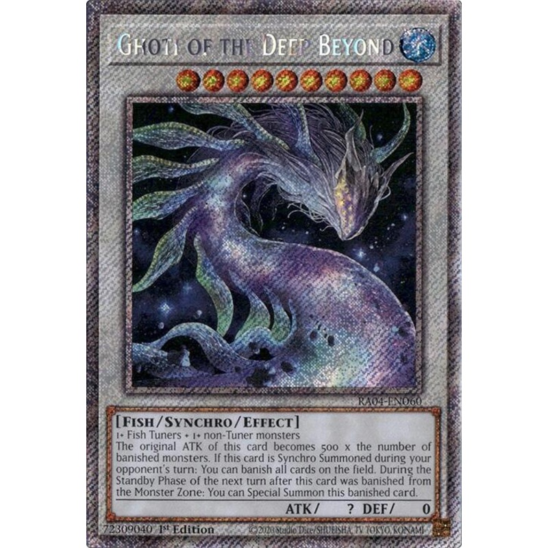 Ghoti of the Deep Beyond [RA04-EN060] Platinum Secret Rare