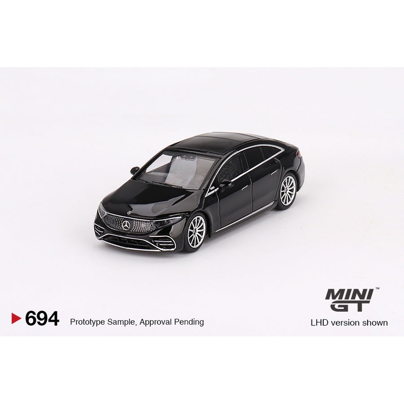 MINI GT #694 1/64 Mercedes-Benz EQS 580 4MATIC Black (RHD)