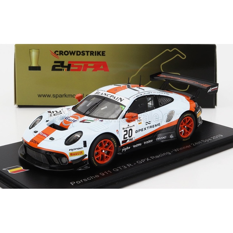 PORSCHE | 911 991 GT3 R 4.0L FLAT-6 TEAM GPX RACING N 20 WINNER 24h SPA 2019 RICHARD LIETZ – MICHAEL CHRISTENSEN – KEVIN ESTRE