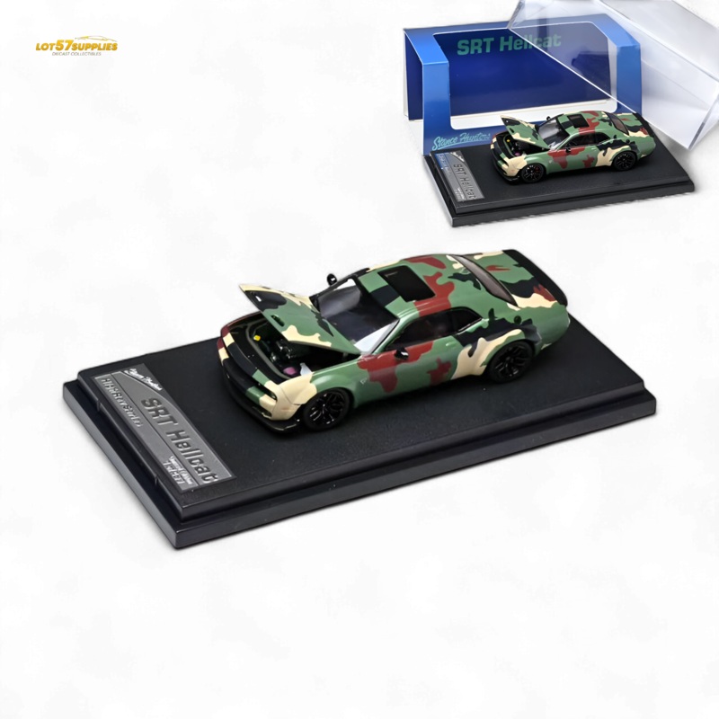 (Pre-Order) Stance Hunters Dodge Challenger SRT Hellcat DPM-95 – Army Green 1:64