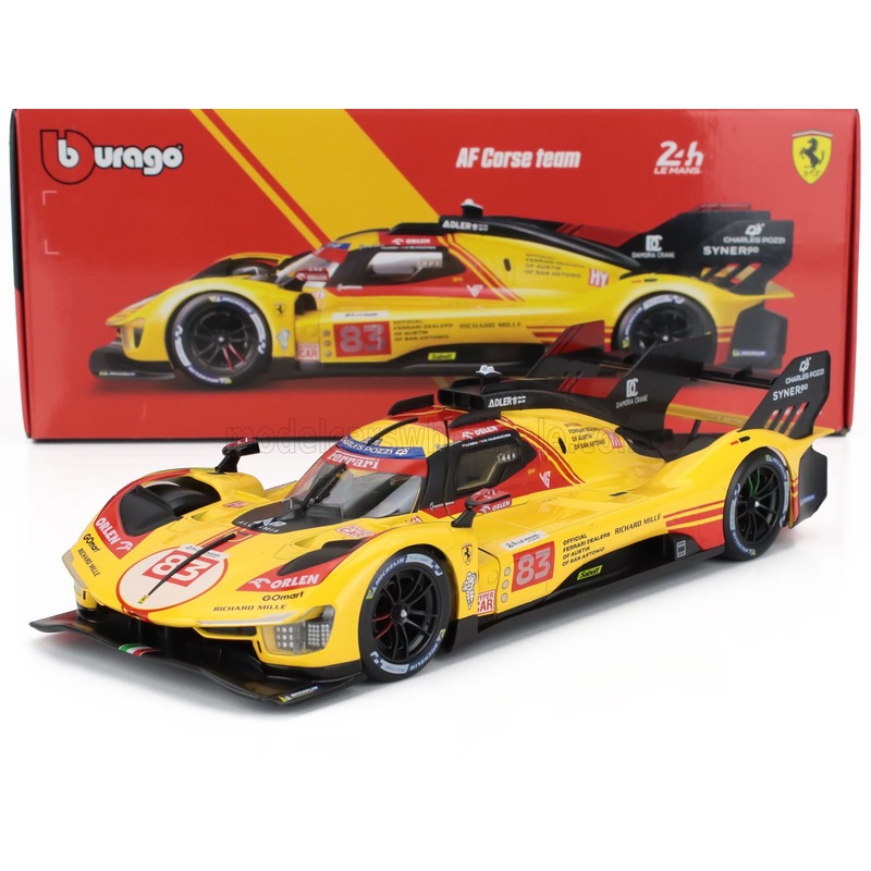 FERRARI | 499P 3.0L TURBO V6 TEAM AF CORSE N 83 24h LE MANS 2024 ROBERT KUBICA – ROBERT SHWARTZMAN – YIFEI YE