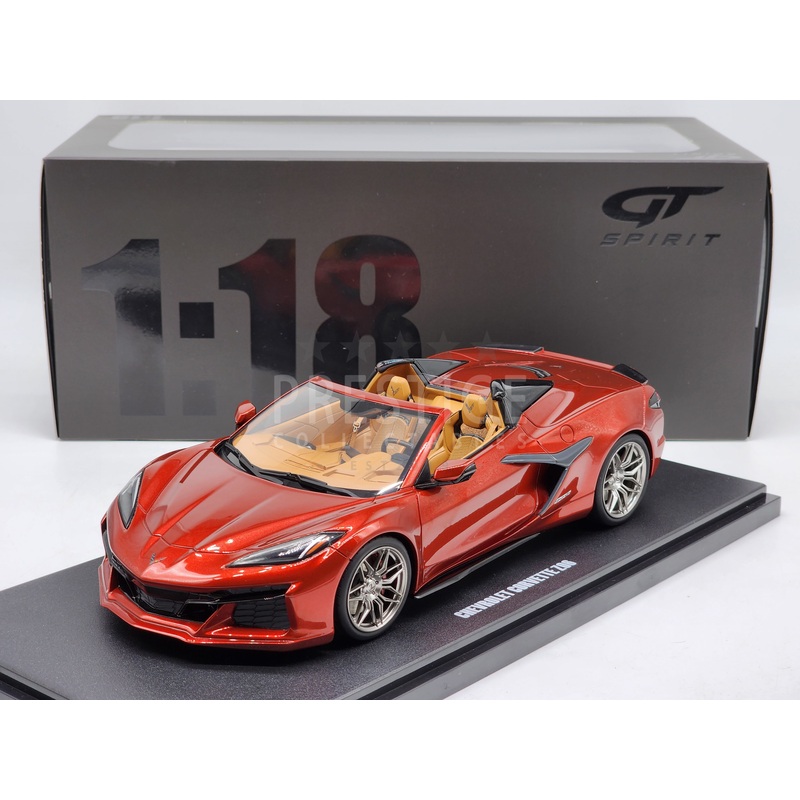GT Spirit 2022 Chevrolet Corvette C8 Cabriolet Z06 Red Mist Metallic GT402 1:18 – New