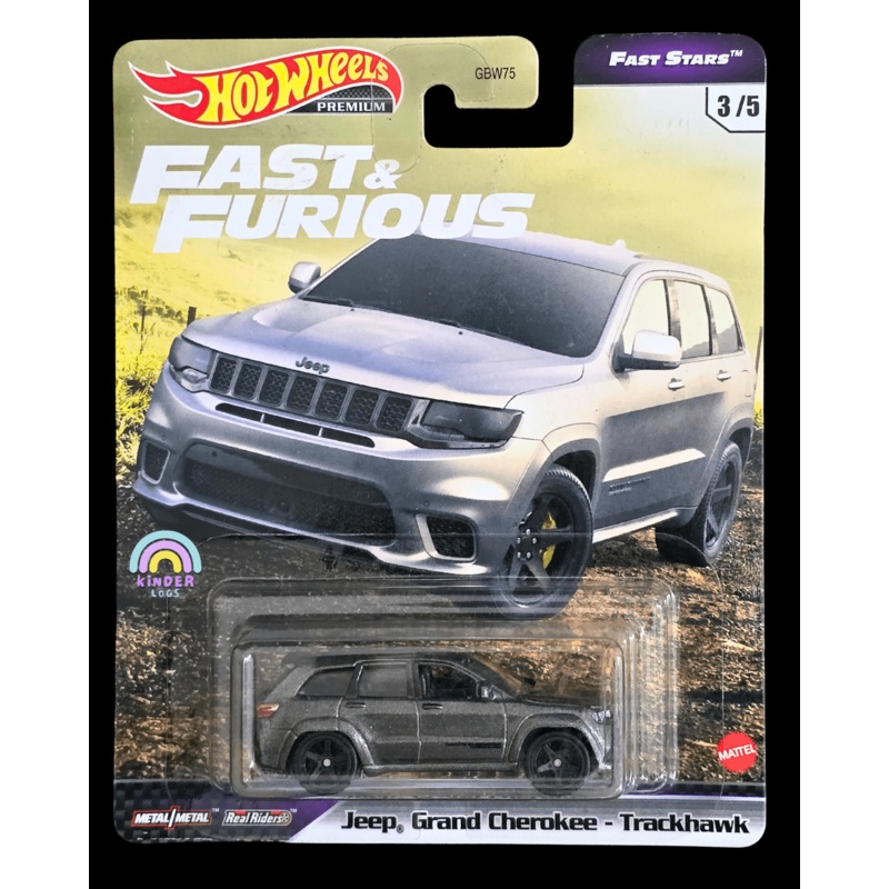Premium Hot Wheels Jeep Grand Cherokee Trackhawk – Fast Stars – F&F (Imported)