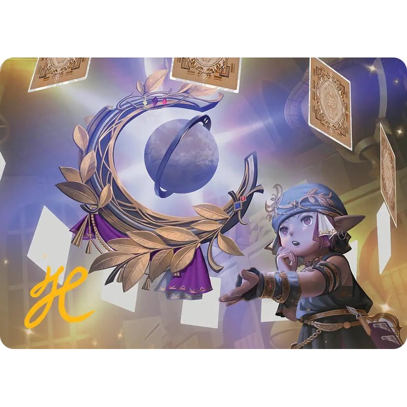 Astrologian’s Planisphere Art Card (Gold-Stamped Signature) [FINAL FANTASY Art Series]