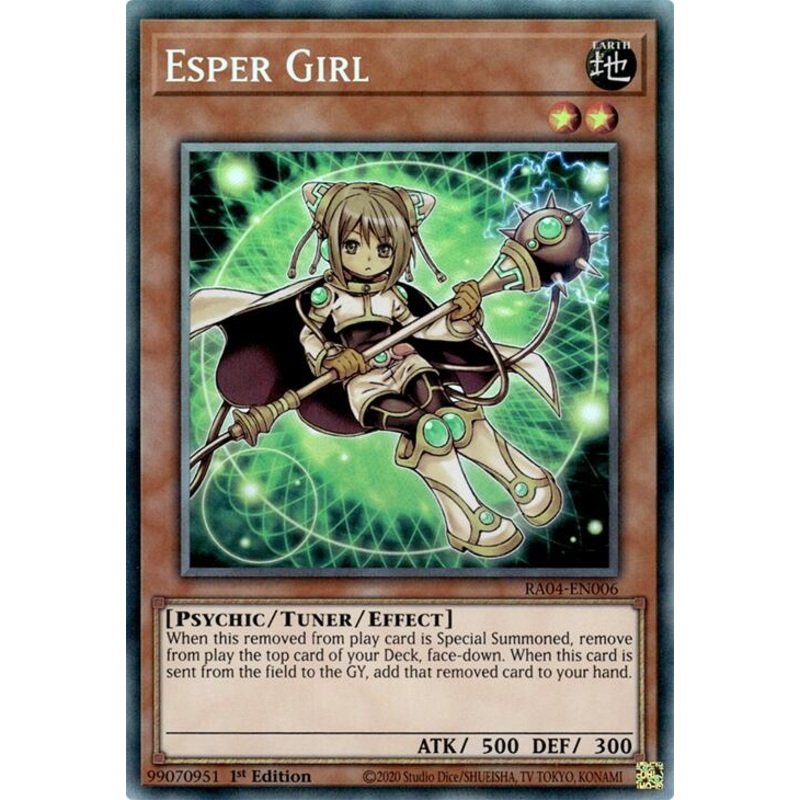 Esper Girl [RA04-EN006] Prismatic Collector’s Rare