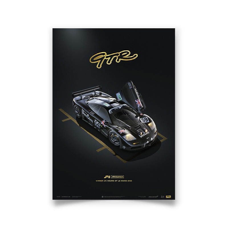 McLaren F1 GTR – 1995 24h Le Mans Winner – Collector’s Edition Print