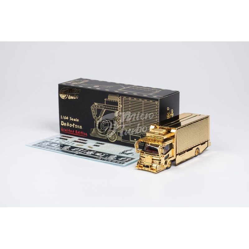 MICRO TURBO 1/64 DEKOTORA WING CUSTOM TRUCK VER.2 CHROME GOLD