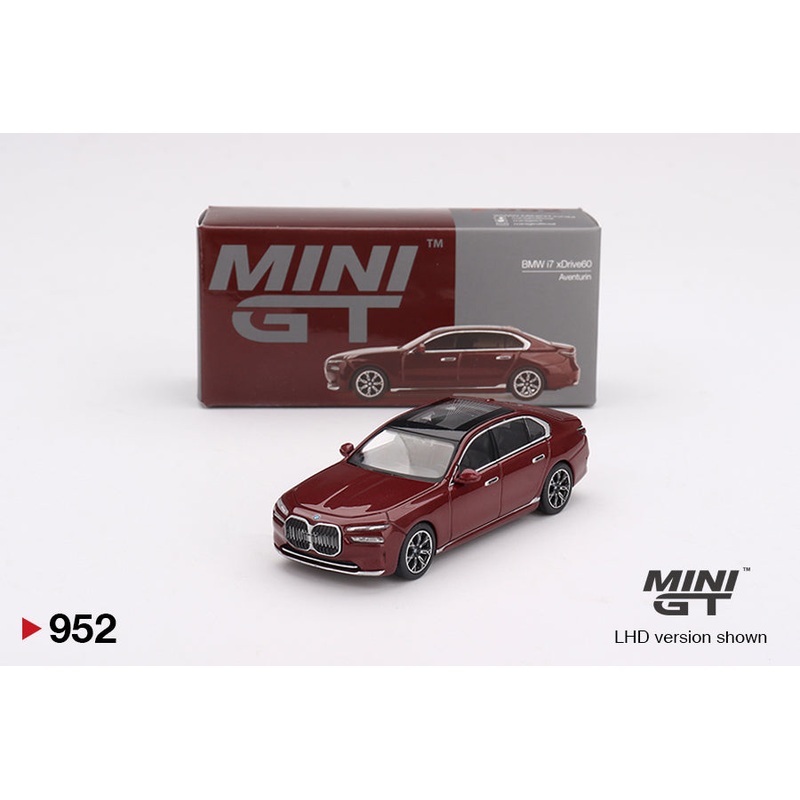 MINI GT #952 1/64 BMW i7 xDrive60 Aventurin (RHD)