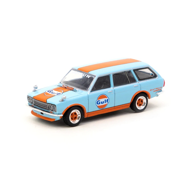 Tarmac Works 1/64 Datsun Bluebird 510 Wagon Gulf – Indonesia Special Edition – GLOBAL64