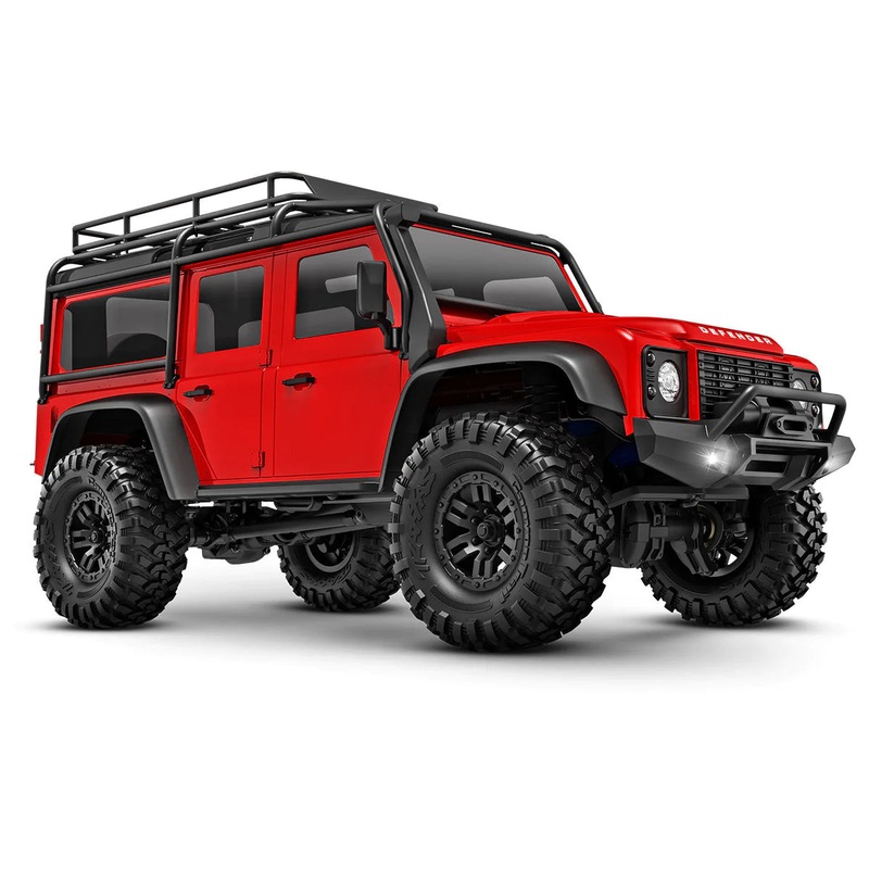 TRAXXAS 1:18 TRX-4M SCALE & TRAIL CRAWLER LAND ROVER DEFENDER – RED