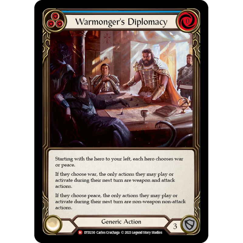 Warmonger’s Diplomacy [DTD230] (Dusk Till Dawn)