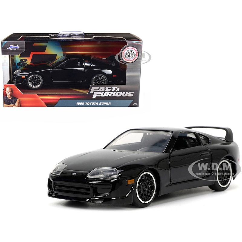 1995 Toyota Supra Black Fast & Furious Movie 1/32 Diecast Model Car by Jada
