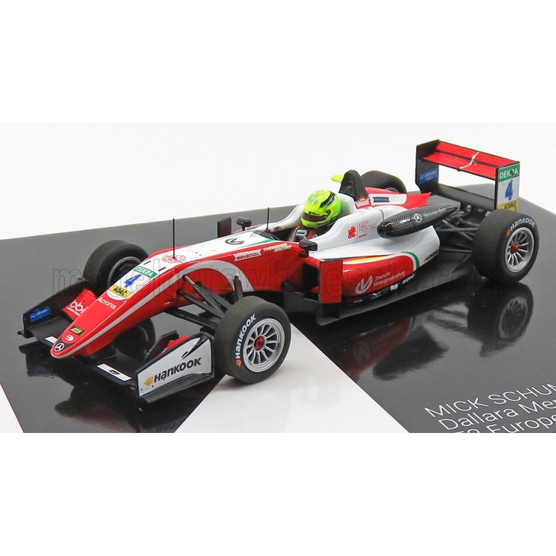 DALLARA – F3  F317 MERCEDES TEAM PREMA THEODORE RACING N 4 SEASON MICK SCHUMACHER 2018 FORMULA3 CHAMPION – RED WHITE