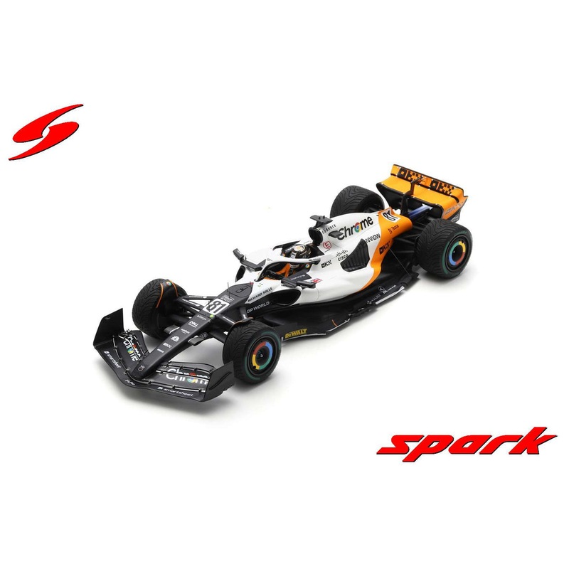Oscar Piastri – McLaren MCL60 No.81 McLaren – 10th  Monaco GP 2023 – 1:18 Scale Model – Spark