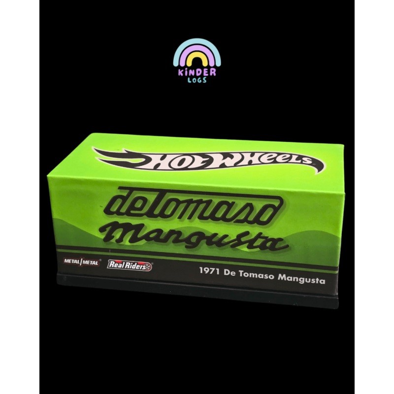 RLC Hot Wheels 1971 De Tomaso Mangusta (Green)