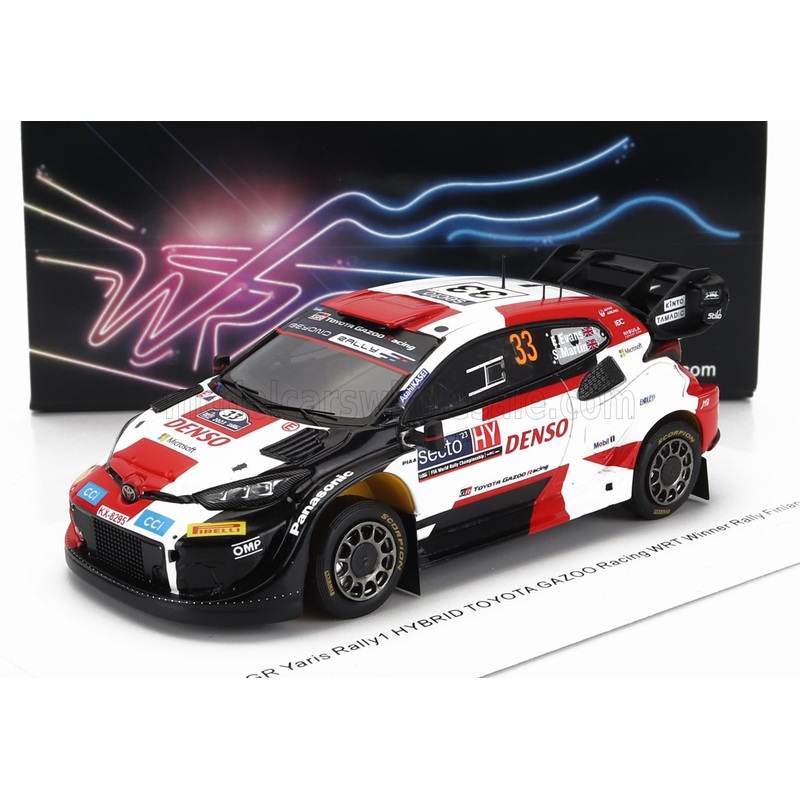TOYOTA | YARIS GR HYBRID RALLY1 TEAM TOYOTA GAZOO RACING WRT N 33 WINNER RALLY FINLAND 2023 ELFYN EVANS – SCOTT MARTIN