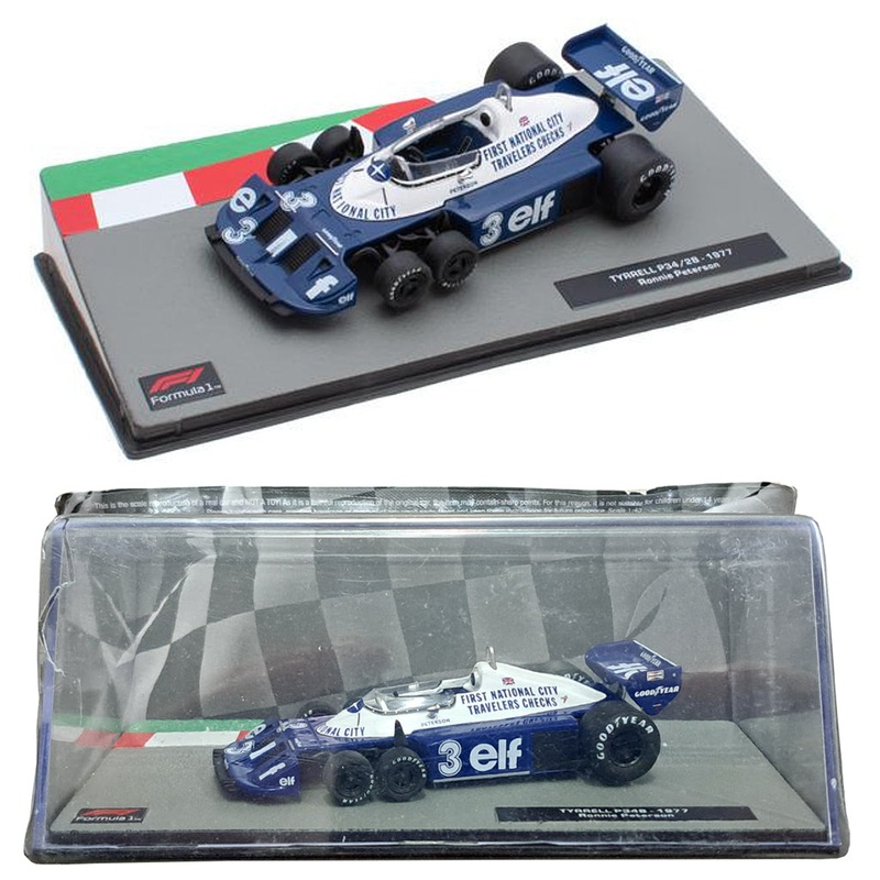 Tyrrell P34B #3 Ronnie Peterson 1977 (1:43 Scale) Altaya
