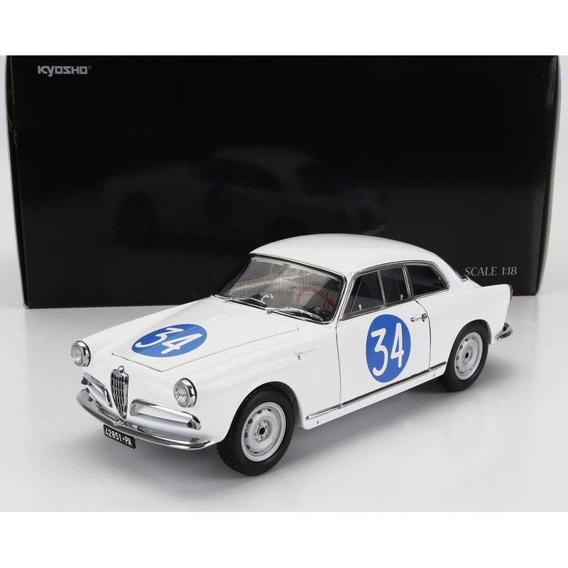 ALFA ROMEO – GIULIETTA SV SPRINT VELOCE N 34 TARGA FLORIO 1960 EMANUELE – ALDEBARAN (CHECCO D’ANGELO) – WHITE