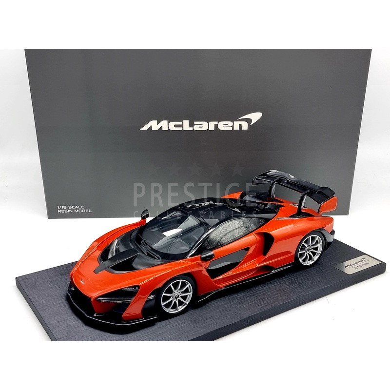 Genuine 2018 McLaren Senna Mira Orange by True Scale (TSM) 1:18 Scale – New
