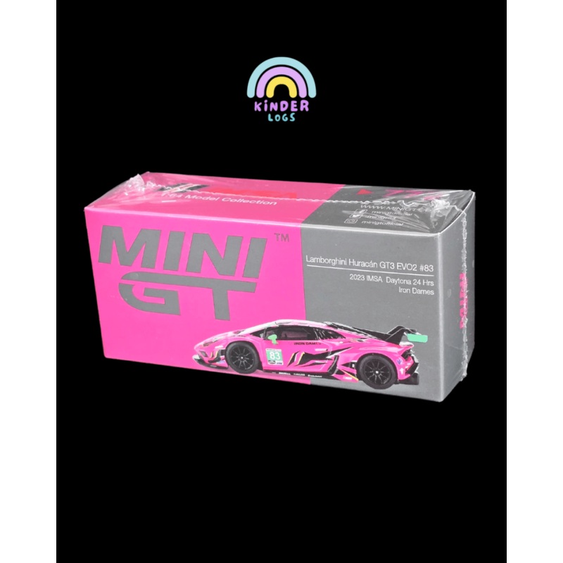Mini GT Lamborghini Huracn GT3 EVO2 #83 Iron Dames (Pink)