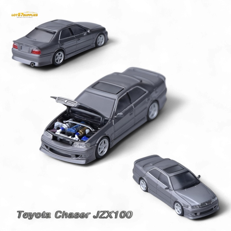 (Pre-Order) Model One Toyota 6th Generation MK6 (JZX100) – Gunmetal Gray 1:64
