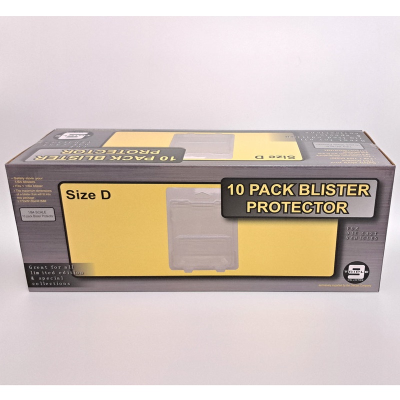 Triple9 10x Pack Of Blister Protectors For Hot Wheels Premium Cards