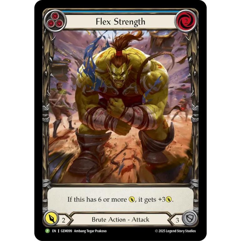 Flex Strength [GEM099] (GEM Pack 3)  Rainbow Foil