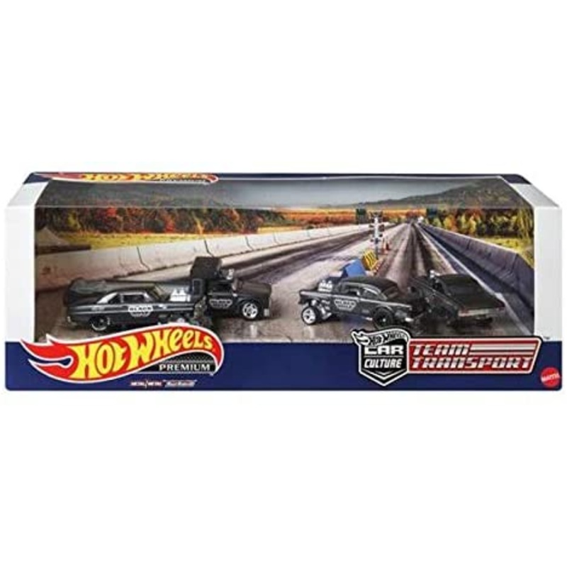 HOT WHEELS TEAM TRANSPORT RACING LINE UP PREMIUM SET